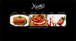 Desktop Screenshot of nicolascatering.com